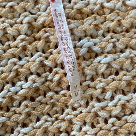 Free People Coconut V-neck Sweater size M - Picture 3 of 8